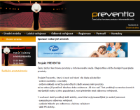 preventio.cz - náhled webové stránky